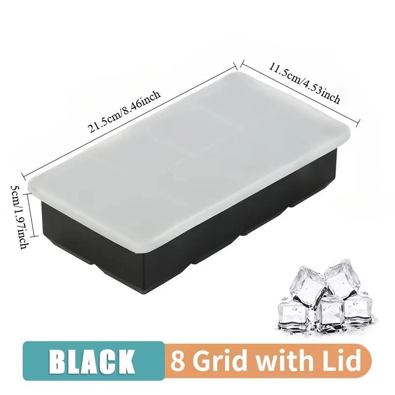 Silicone Ice Cube Molds Reusable Cocktail Freezer Tray 14