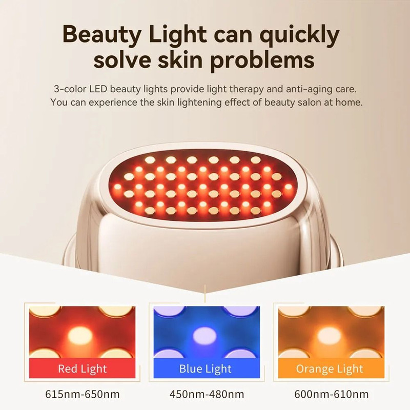 Facial Lifting RF Beauty Device With EMS And LED Therapy 5