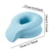 Ergonomic Lying Down Memory Foam Pillow 180 Degree Rotating Face Support 9