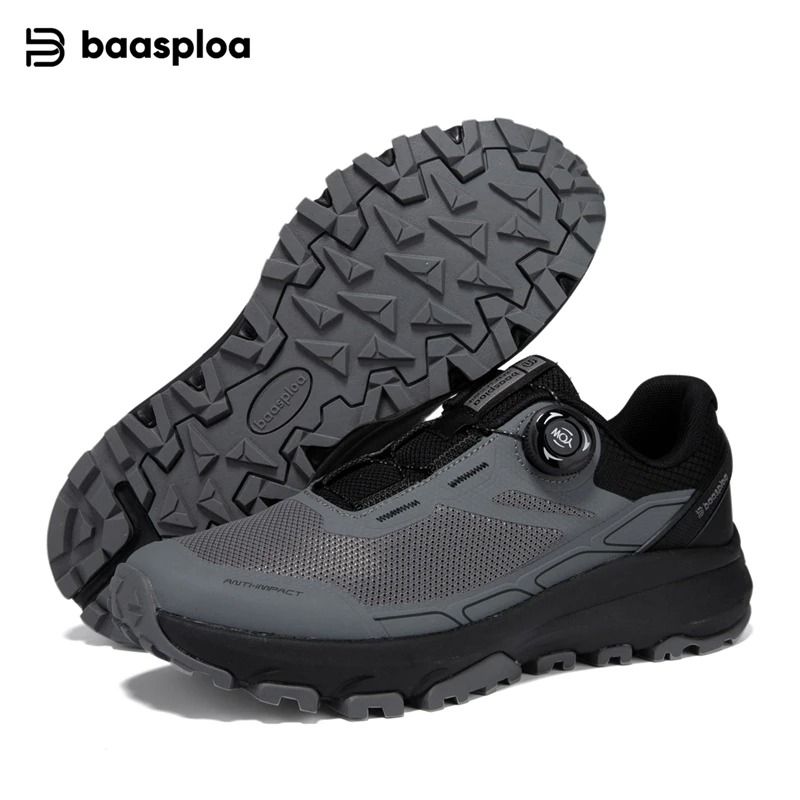 Mens Outdoor Hiking Shoes Breathable Non Slip Travel Sneakers 9