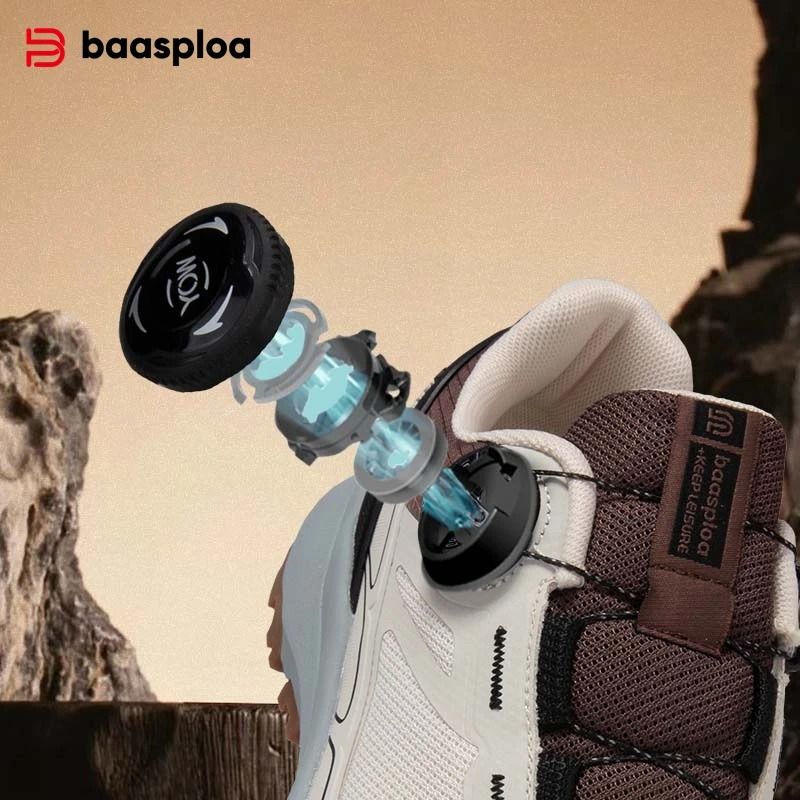 Mens Outdoor Hiking Shoes Breathable Non Slip Travel Sneakers 5