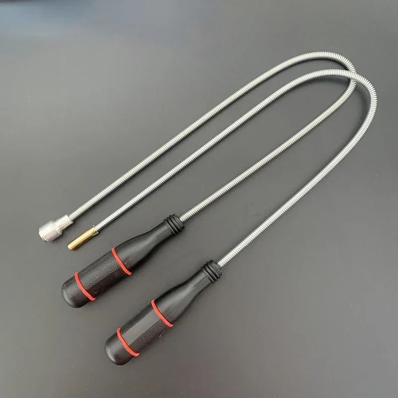 Magnetic Pickup Tool With Foldable Handle And Spring Grip Claw 0
