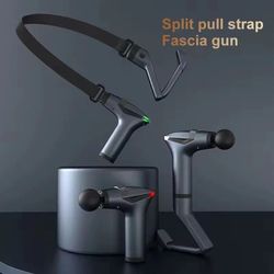 long handle deep tissue electric massage gun for muscle relaxation