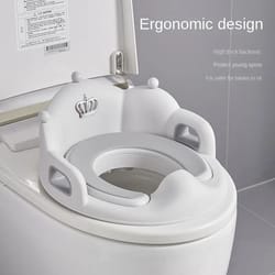 kids toilet seat ring with cushion for potty training at home