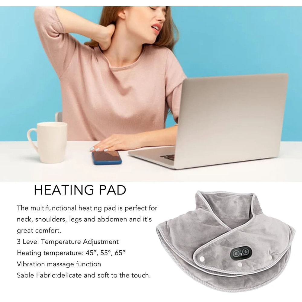 Electric Heating Neck And Shoulder Massager With Infrared Therapy 1