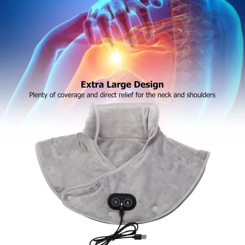 Electric Heating Neck And Shoulder Massager With Infrared Therapy 4