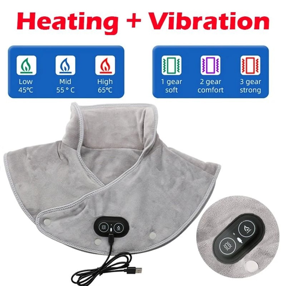 Electric Heating Neck And Shoulder Massager With Infrared Therapy 7