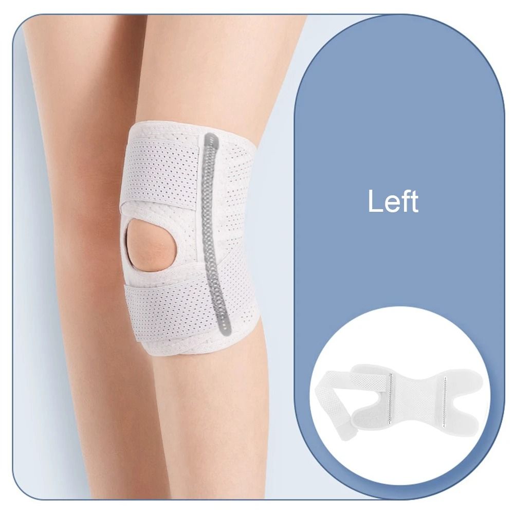 Elastic Knee Support Brace With Side Springs For Joint Protection 9