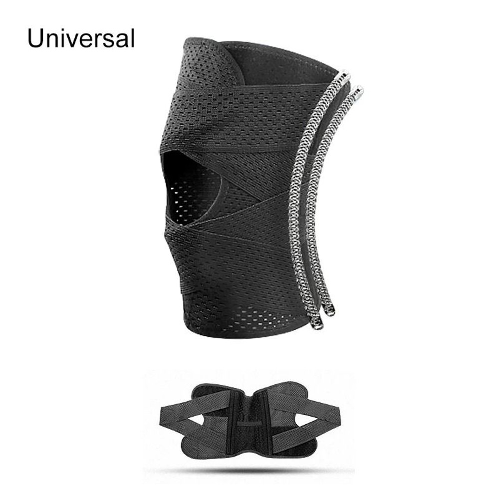 Elastic Knee Support Brace With Side Springs For Joint Protection 11