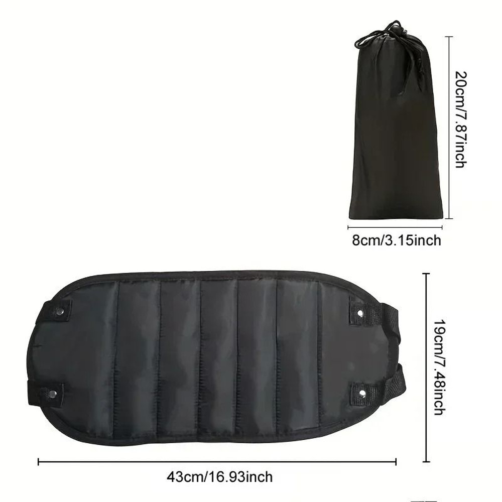 Portable Footrest Hammock For Plane Train Office Or Car Travel 6