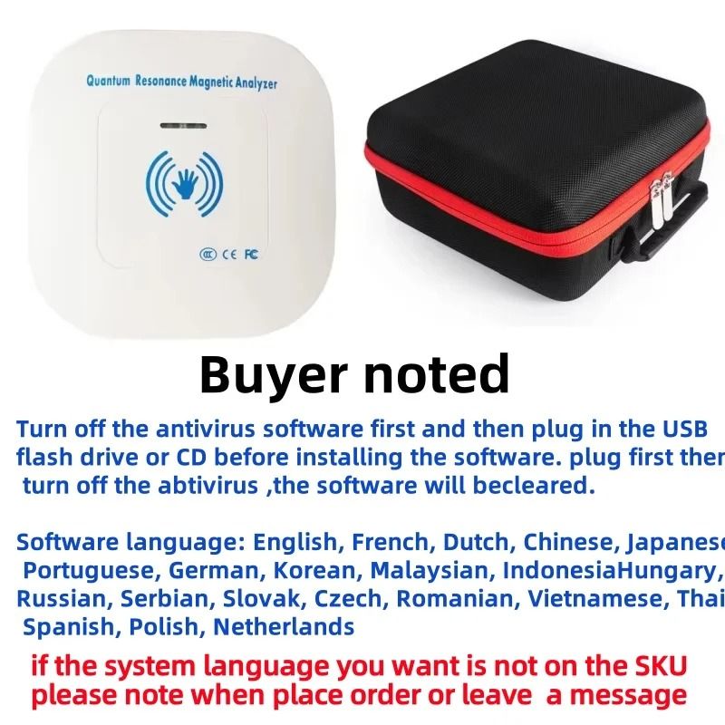 Portable Quantum Resonance Magnetic Analyzer For Health Indicator Detection 2