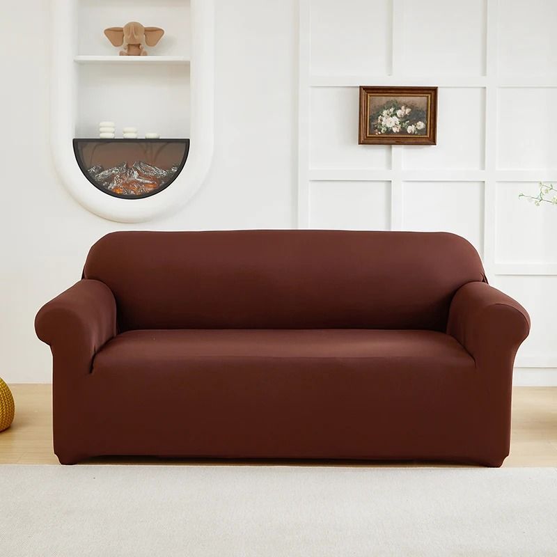 Stretch Sofa Slipcover For Living Room Furniture Protection 14