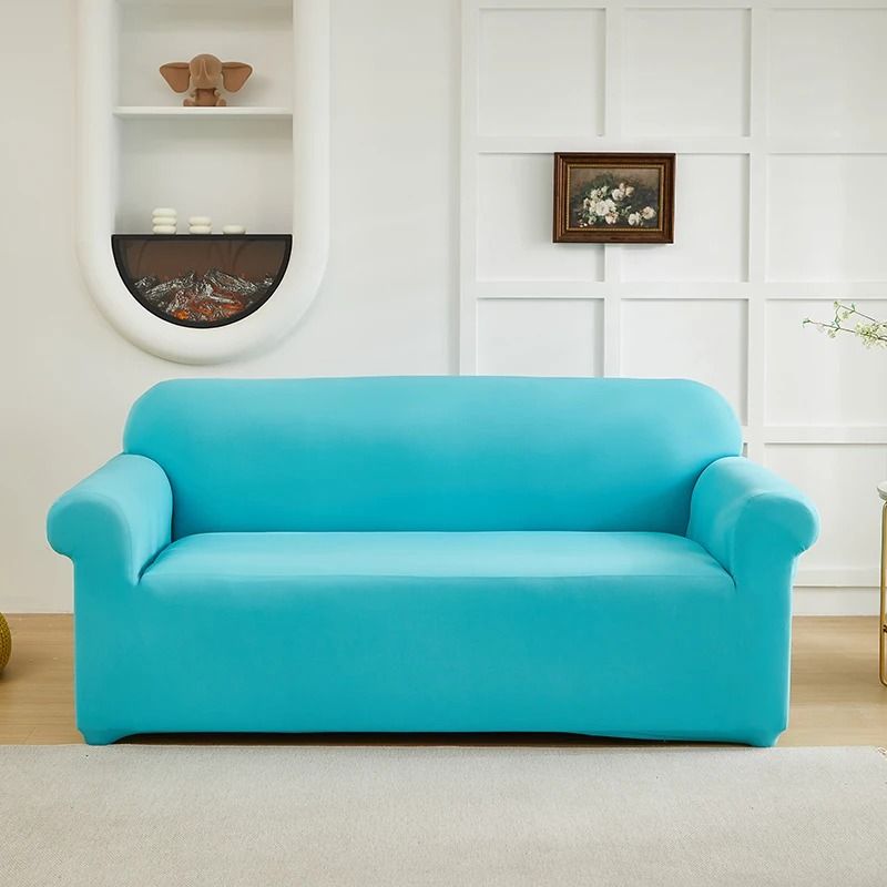 Stretch Sofa Slipcover For Living Room Furniture Protection 18