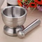 Stainless Steel Mortar And Pestle Grinder For Garlic Herbs Spices 1