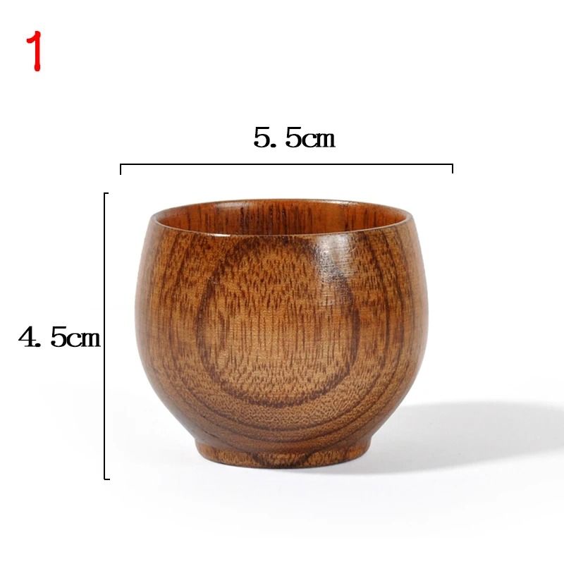 Wooden Big Belly Cup Handmade From Natural Spruce 6