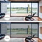 One Way Mirror Window Film Privacy Tint Heat Control Reflective Adhesive Glass Covering 6