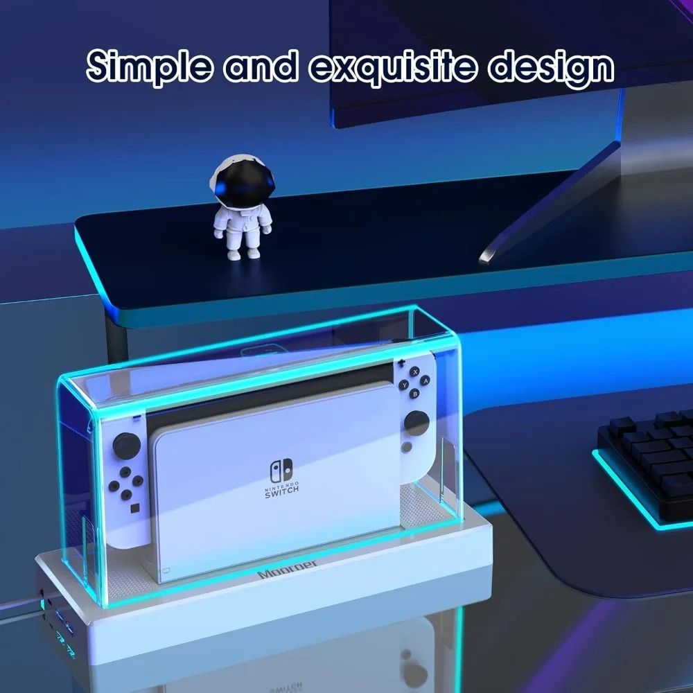 LED Display Dust Cover For Nintendo Switch OLED Dock 3