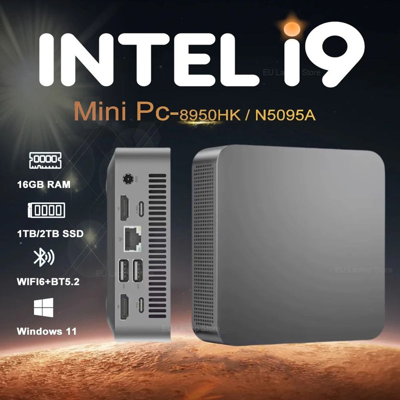 Portable I9 Mini Desktop PC With Windows 11 And HighSpeed SSD Storage 1