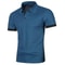Lightweight Short Sleeve Polo Shirt For Men With Lapel Collar 14