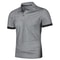 Lightweight Short Sleeve Polo Shirt For Men With Lapel Collar 8