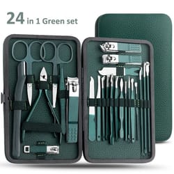 portable nail clipper and pedicure scissors set