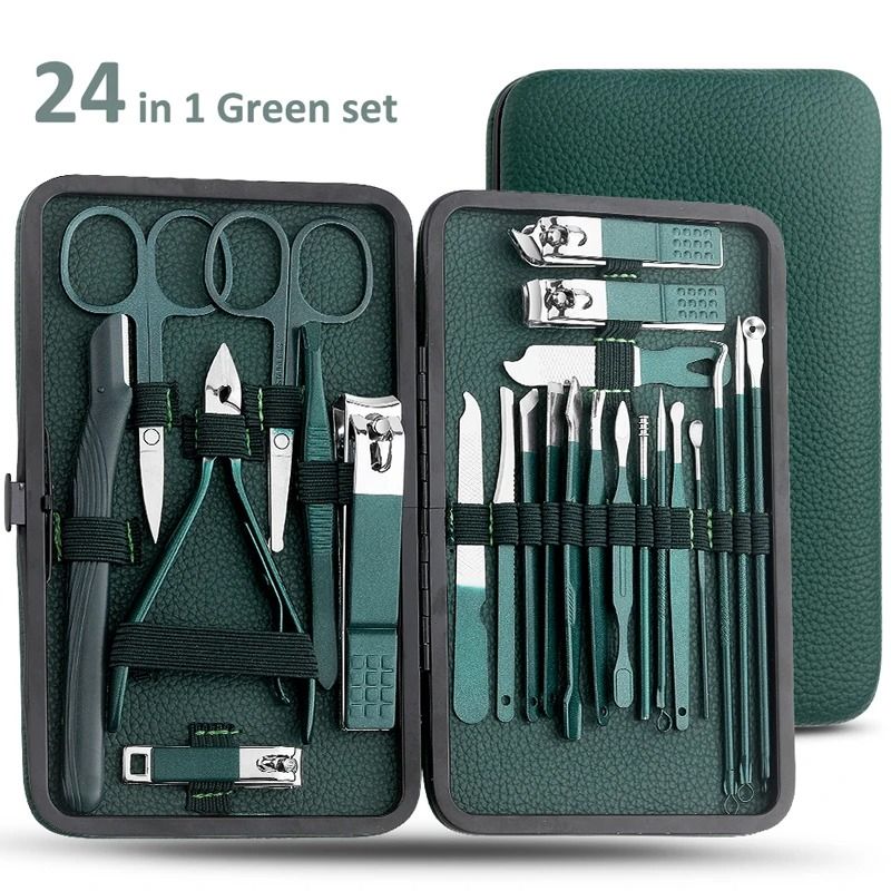 Portable Nail Clipper And Pedicure Scissors Set 0