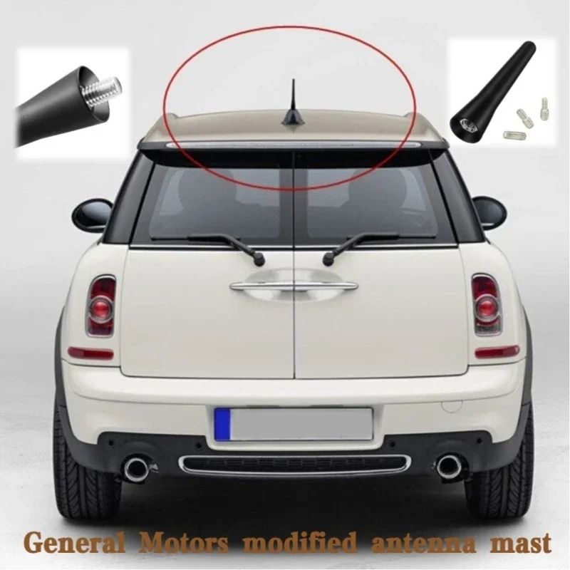 Universal Mini Car Roof Antenna With Screws 1