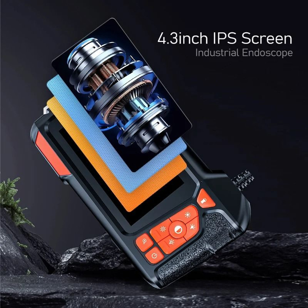 43 Inch LCD Endoscope Camera With Light And 1080P HD Waterproof Borescope 2