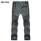 Mens Winter Waterproof Hiking Pants With Fleece Lining 8