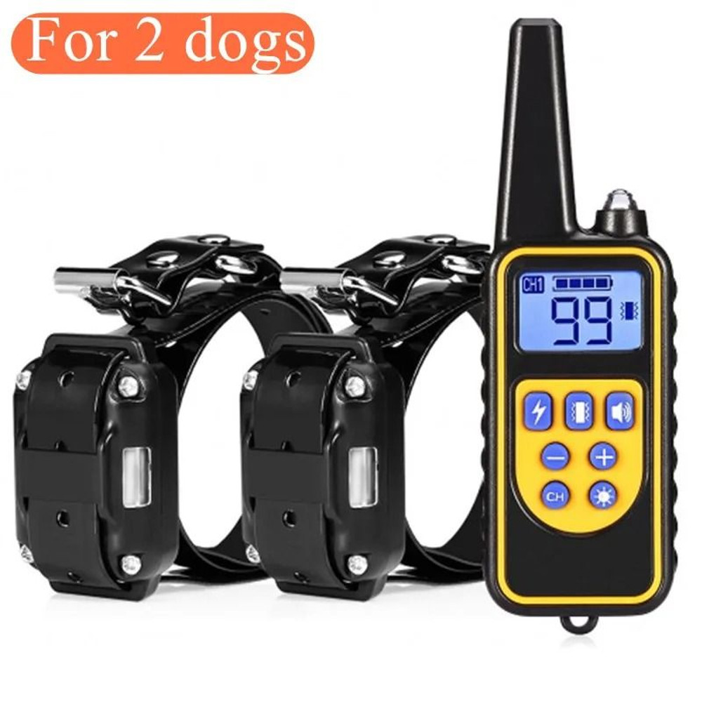 Electric Dog Training Collar With Remote Waterproof Rechargeable 9