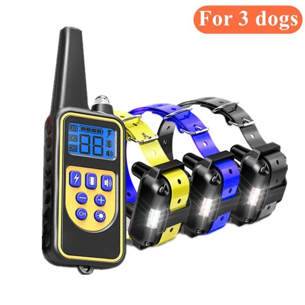 Electric Dog Training Collar With Remote Waterproof Rechargeable 13