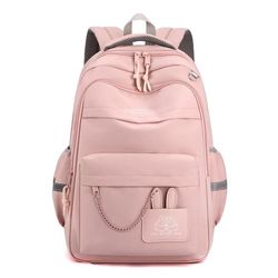 girls large capacity school backpack with bookbag compartments