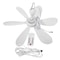 Silent 6Leaf USB Ceiling Fan With Remote Control And Light Options 8
