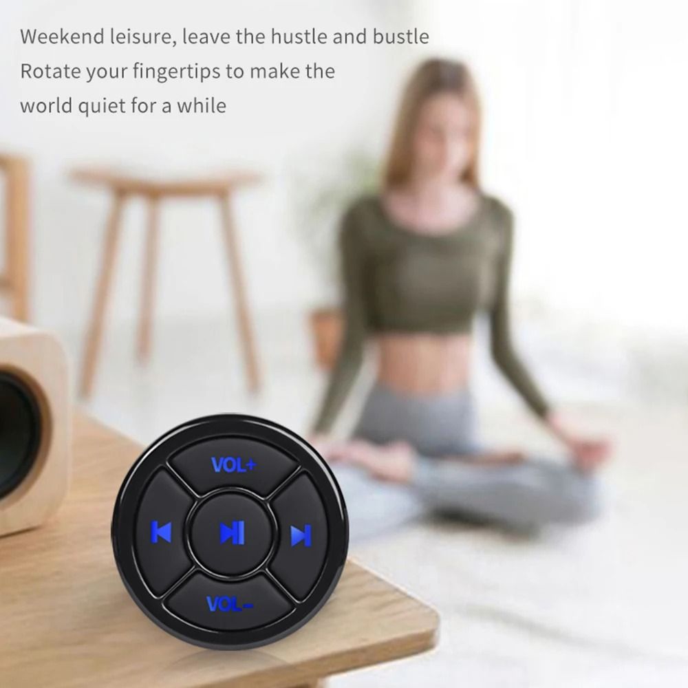 Wireless Bluetooth 50 Remote Media Button For Car Bike And Motorcycle 5