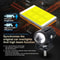 DualColor LED Motorcycle Headlight With Projector Lens Auxiliary Fog And Driving Lamp 5