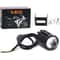 DualColor LED Motorcycle Headlight With Projector Lens Auxiliary Fog And Driving Lamp 7