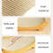 Cat Scratching Bed And Detachable Scratch Pad Combo 5