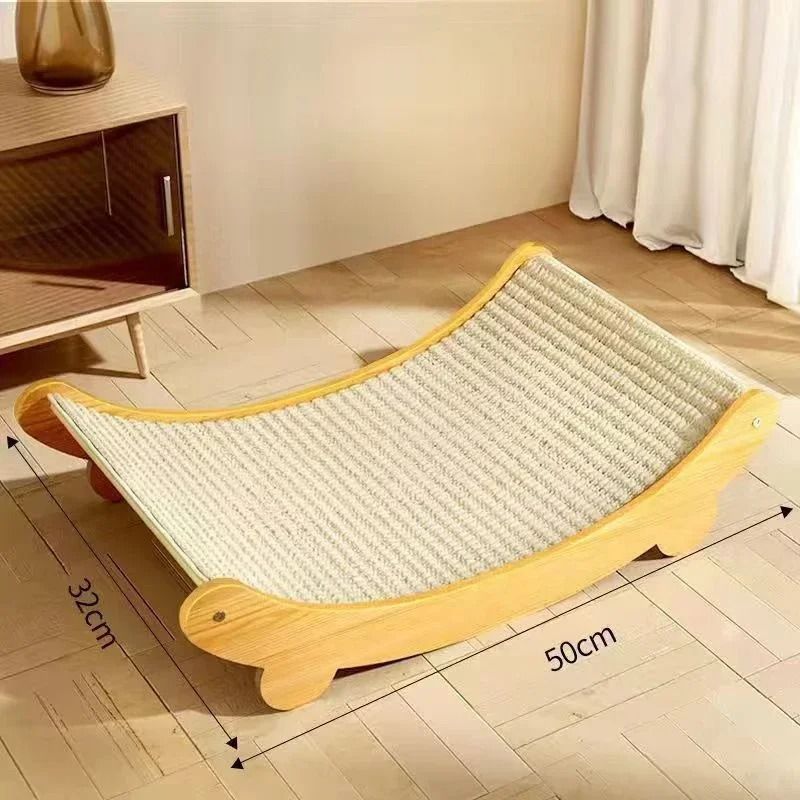 Cat Scratching Bed And Detachable Scratch Pad Combo 8
