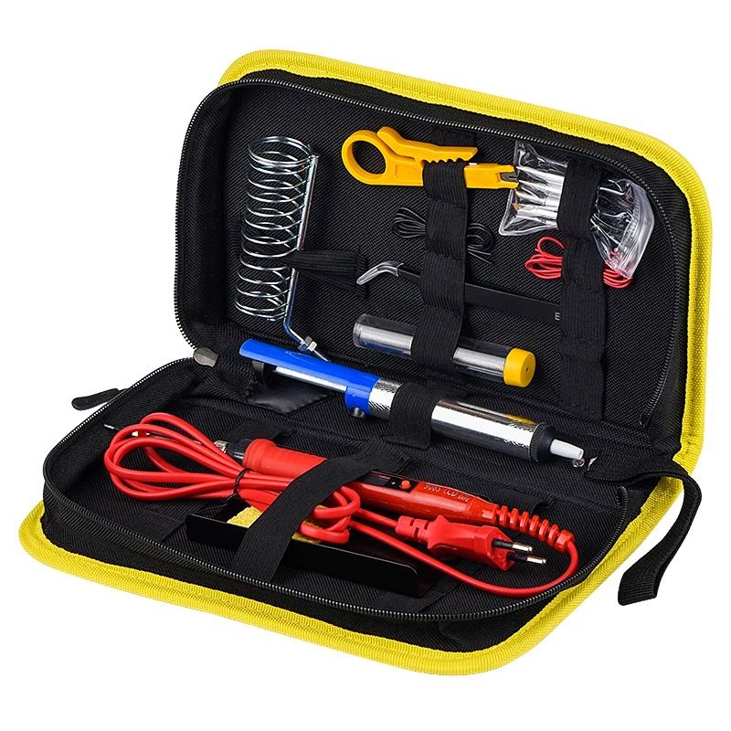 Digital LCD Soldering Iron Repair Kit Adjustable Temperature 80W 4