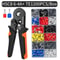 Hexagonal Ratchet Ferrule Crimping Tool Kit With Wire Terminals And Ferrule Sleeves 11