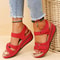 Summer Women Wedge Sandals Soft Open Toe Shoes 3