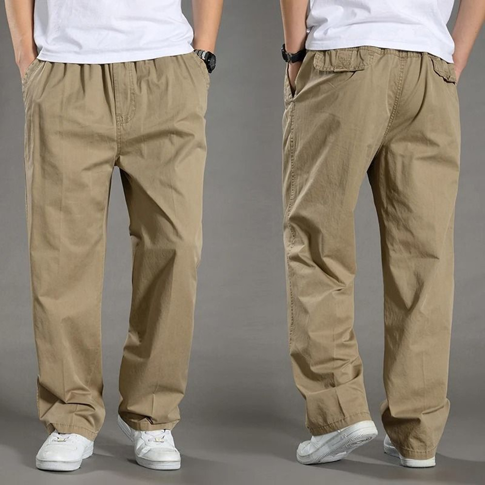 Mens Cotton Cargo Jogger Pants For Work And Outdoor Climbing 5