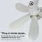Ceiling Fan Light With Remote Control And Adjustable Night Modes 2