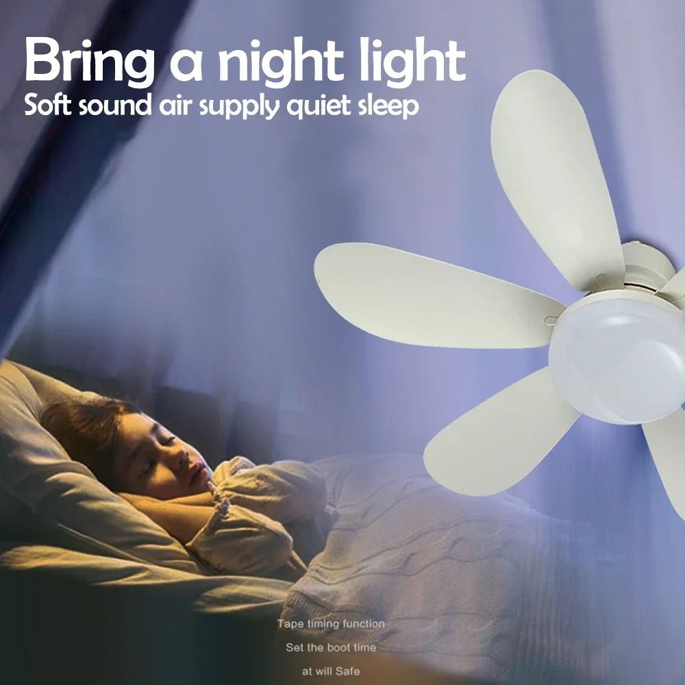 Ceiling Fan Light With Remote Control And Adjustable Night Modes 3