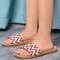 Womens Linen Summer Slides With NonSlip Sole For Indoor Or Beach Wear 6