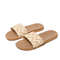 Womens Linen Summer Slides With NonSlip Sole For Indoor Or Beach Wear 8