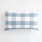 Light Blue Decorative Plaid Pillow Covers For Sofa Or Bed 9