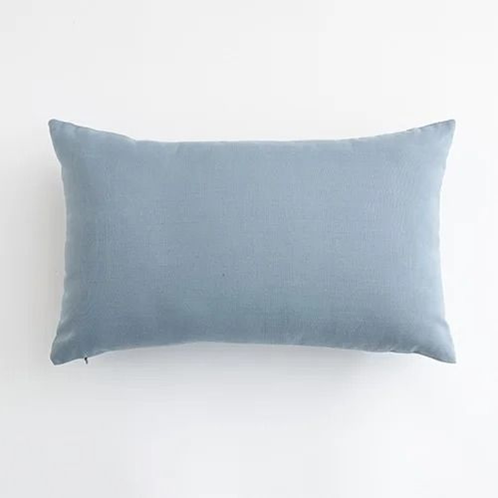 Light Blue Decorative Plaid Pillow Covers For Sofa Or Bed 13