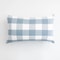 Light Blue Decorative Plaid Pillow Covers For Sofa Or Bed 4