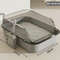 SemiEnclosed Cat Litter Box With Splash Guard And Cleaning Basin 7